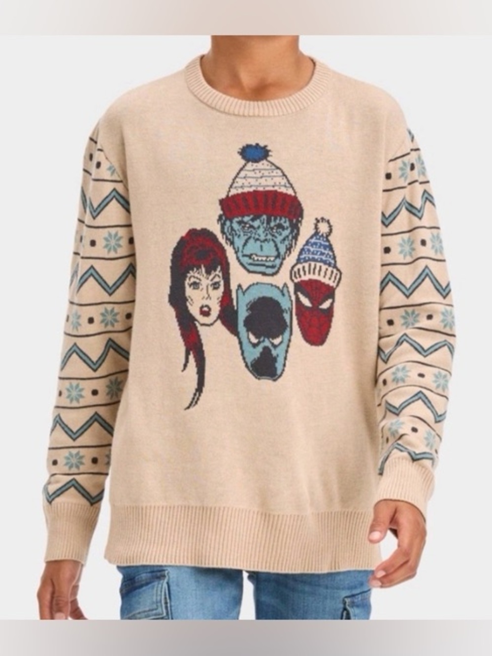 Disney 100 Marvel Holiday Sweater